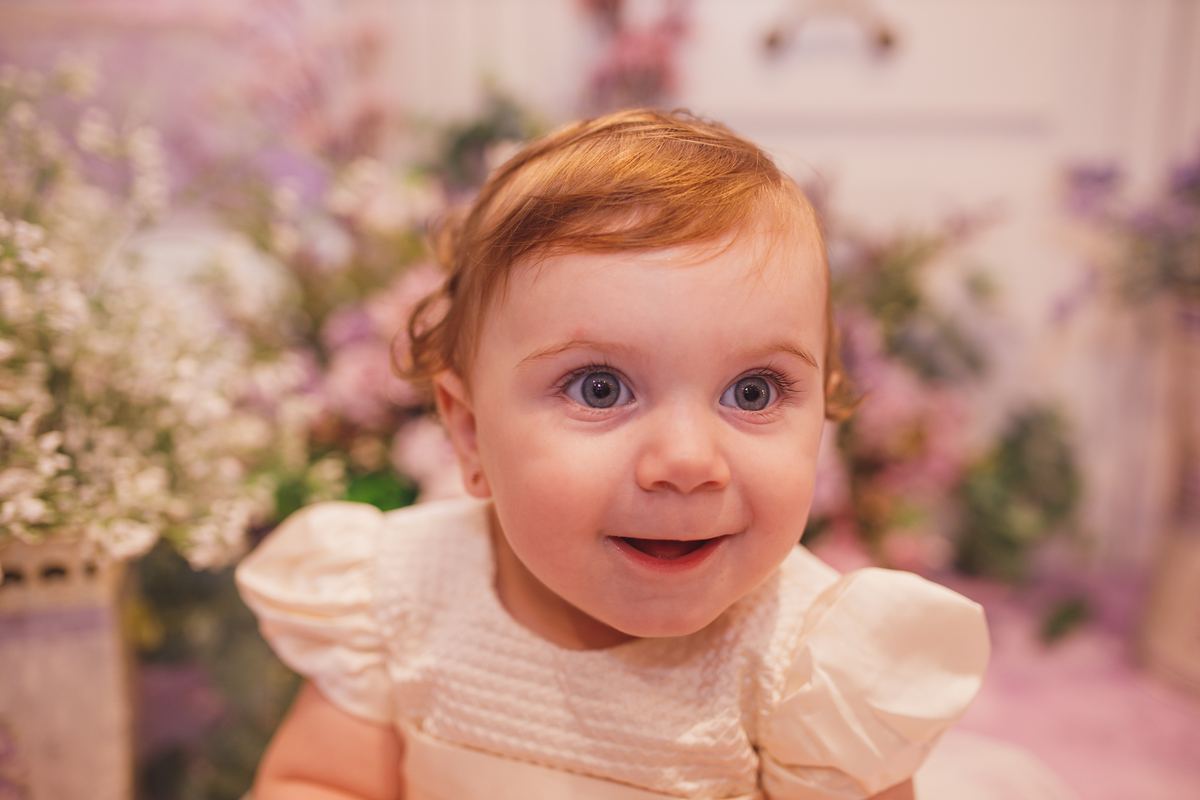 Fotografa familia Curitiba - aniversario 1 ano menina lavanda 