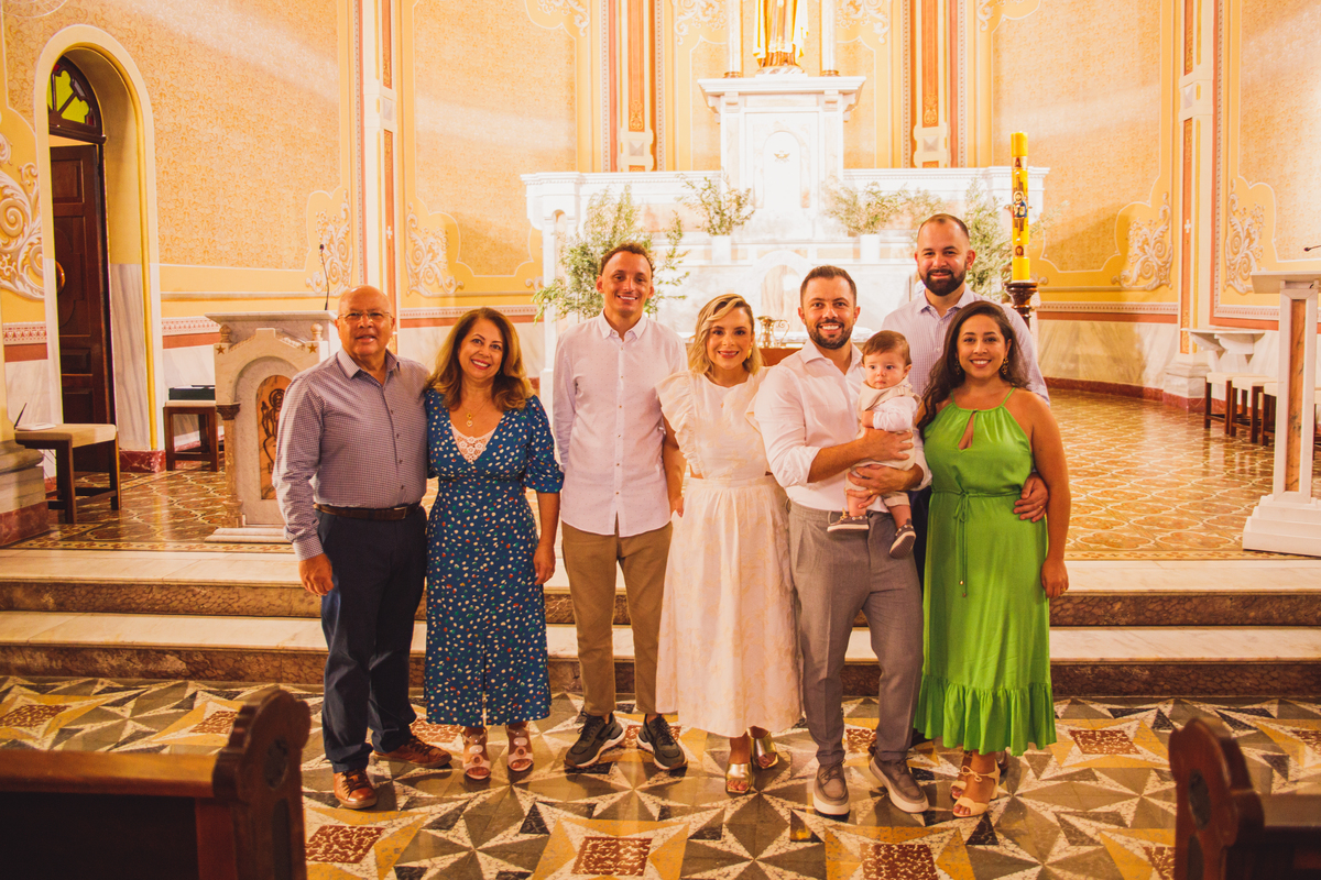 Fotografa familia Curitiba - batizado Santa Terezinha bebe