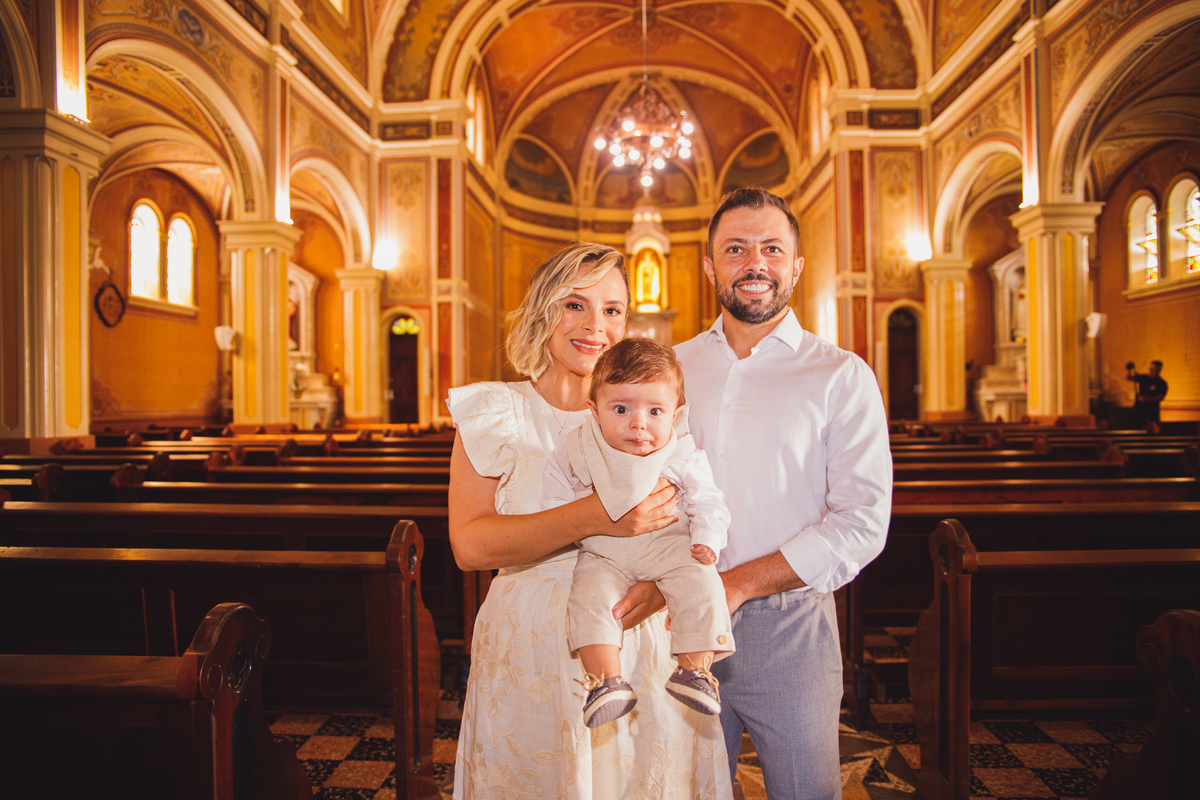 Fotografa familia Curitiba - batizado Santa Terezinha bebe
