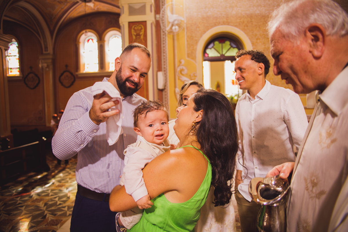 Fotografa familia Curitiba - batizado Santa Terezinha bebe