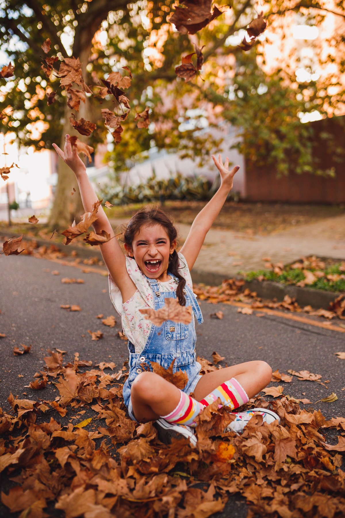 Fotografa familia Curitiba - Ensaio externo doceira menina 7 anos