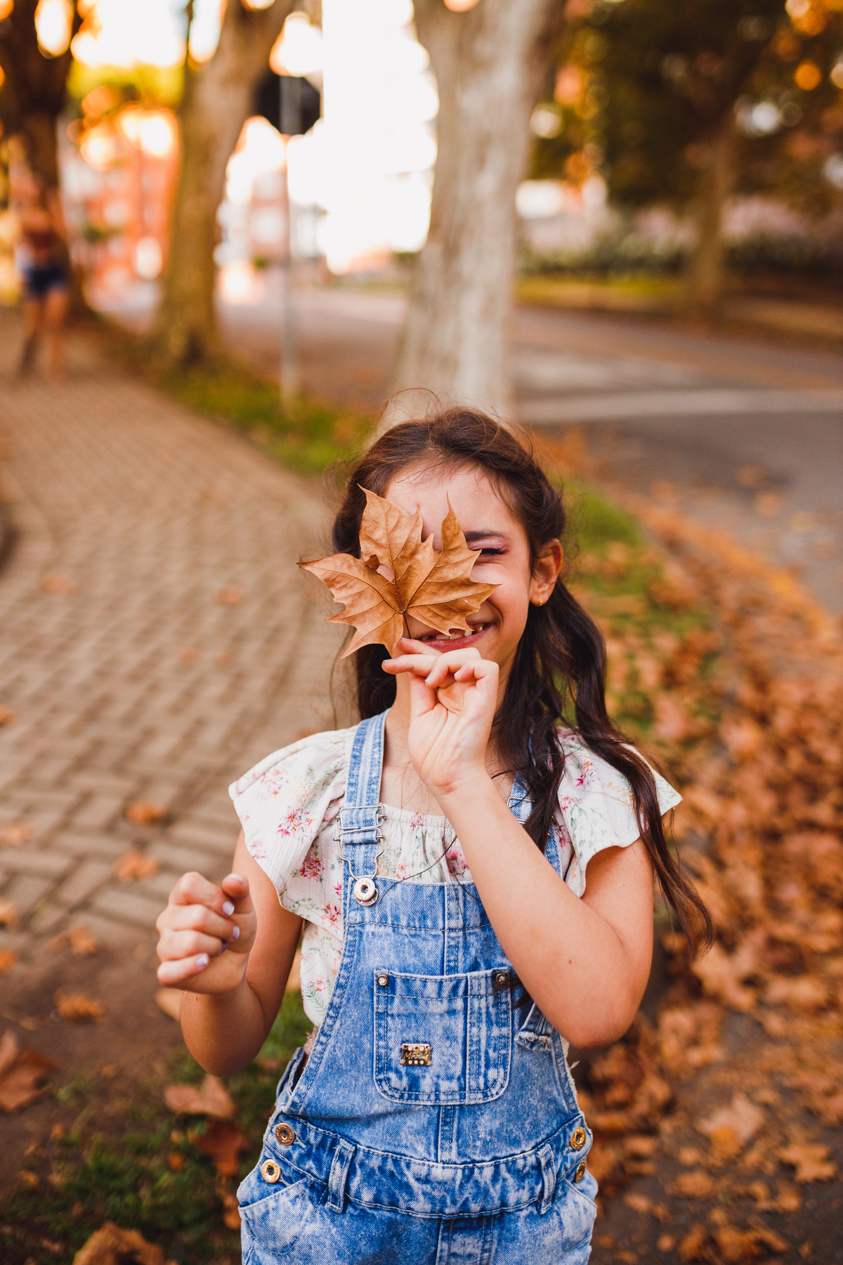 Fotografa familia Curitiba - Ensaio externo doceira menina 7 anos