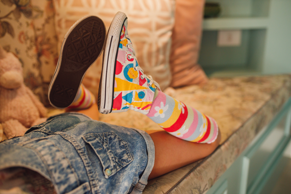 Fotografa familia Curitiba - Ensaio externo doceira menina 7 anos