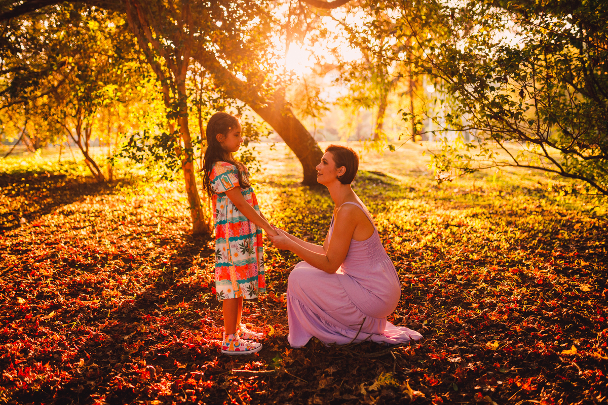 Fotografa familia Curitiba - Ensaio externo doceira menina 7 anos