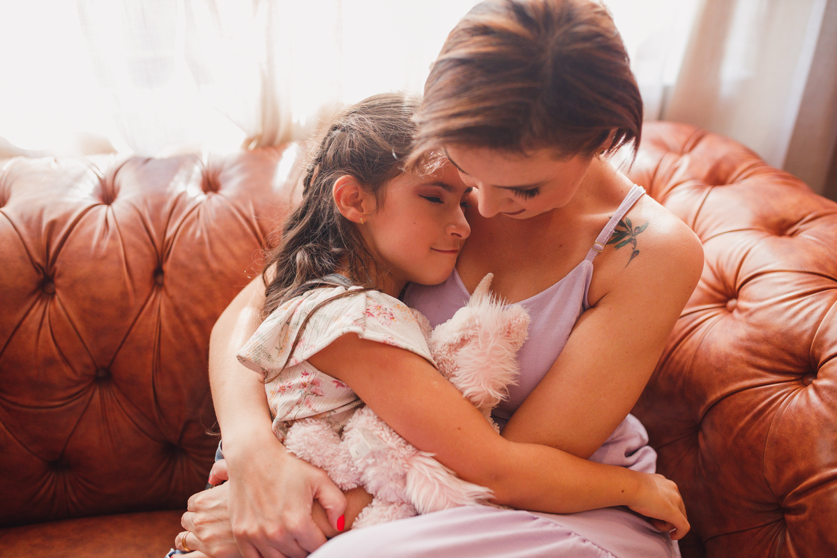 Fotografa familia Curitiba - Ensaio externo doceira menina 7 anos