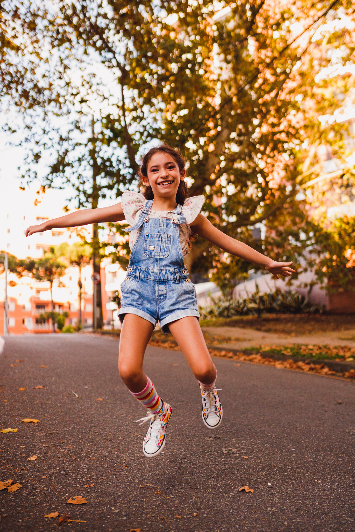 Fotografa familia Curitiba - Ensaio externo doceira menina 7 anos