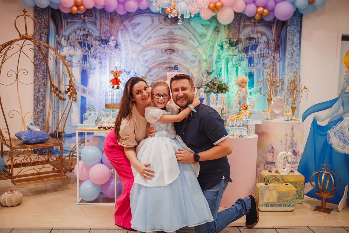 Fotografa familia Curitiba - Aniversario Cinderela guri guria
