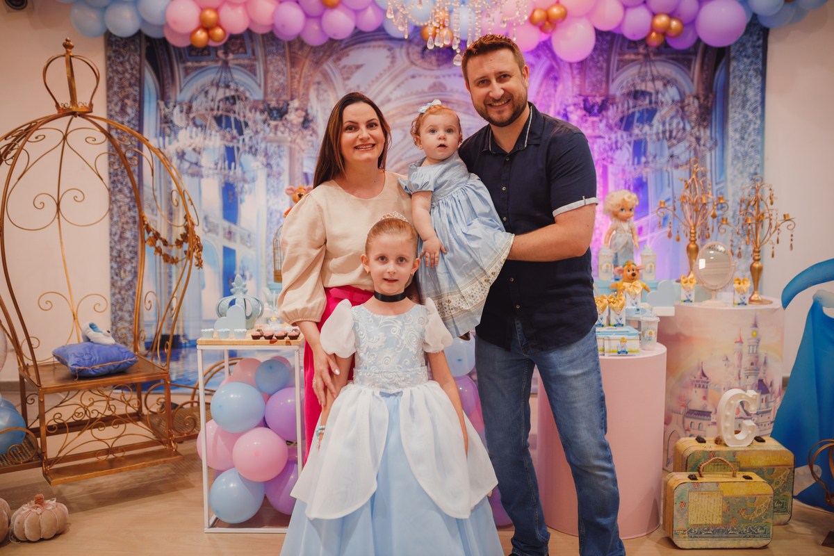 Fotografa familia Curitiba - Aniversario Cinderela guri guria