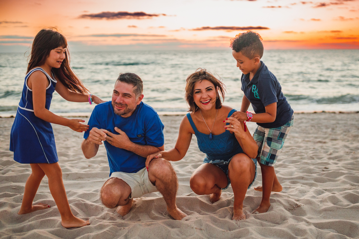 Fotografa Familia Curitiba - Disney Miami praia 