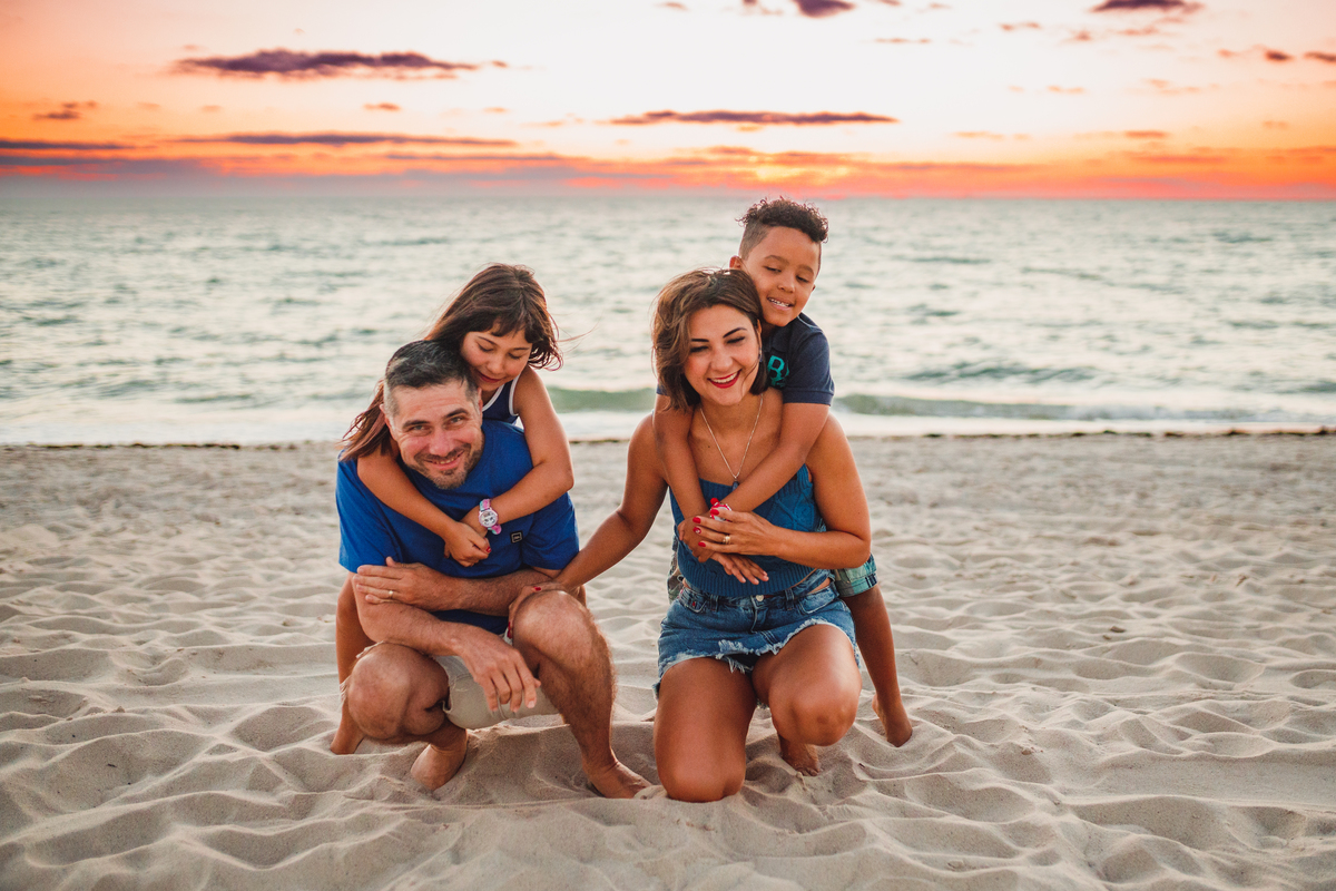 Fotografa Familia Curitiba - Disney Miami praia 