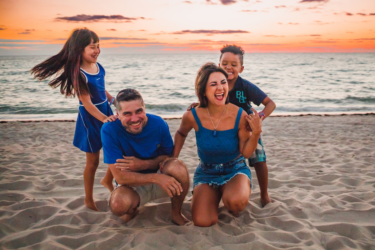 Fotografa Familia Curitiba - Disney Miami praia 