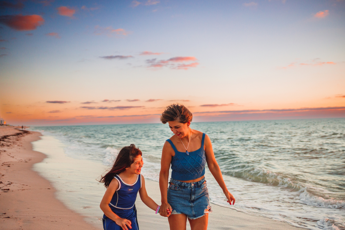 Fotografa Familia Curitiba - Disney Miami praia 