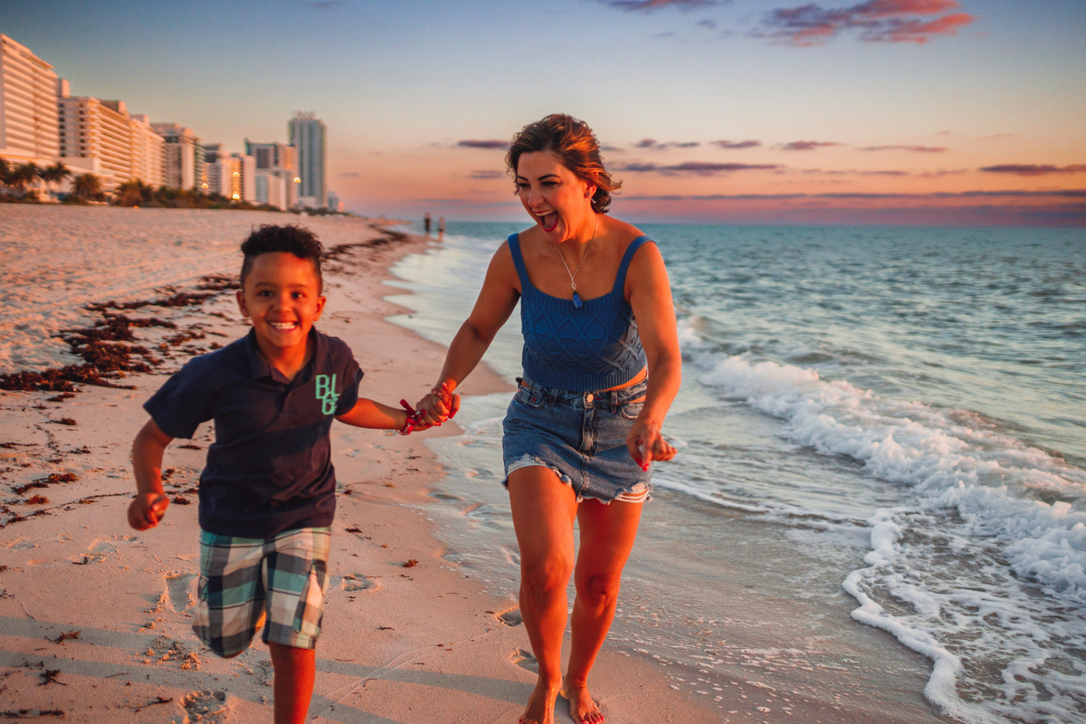 Fotografa Familia Curitiba - Disney Miami praia 