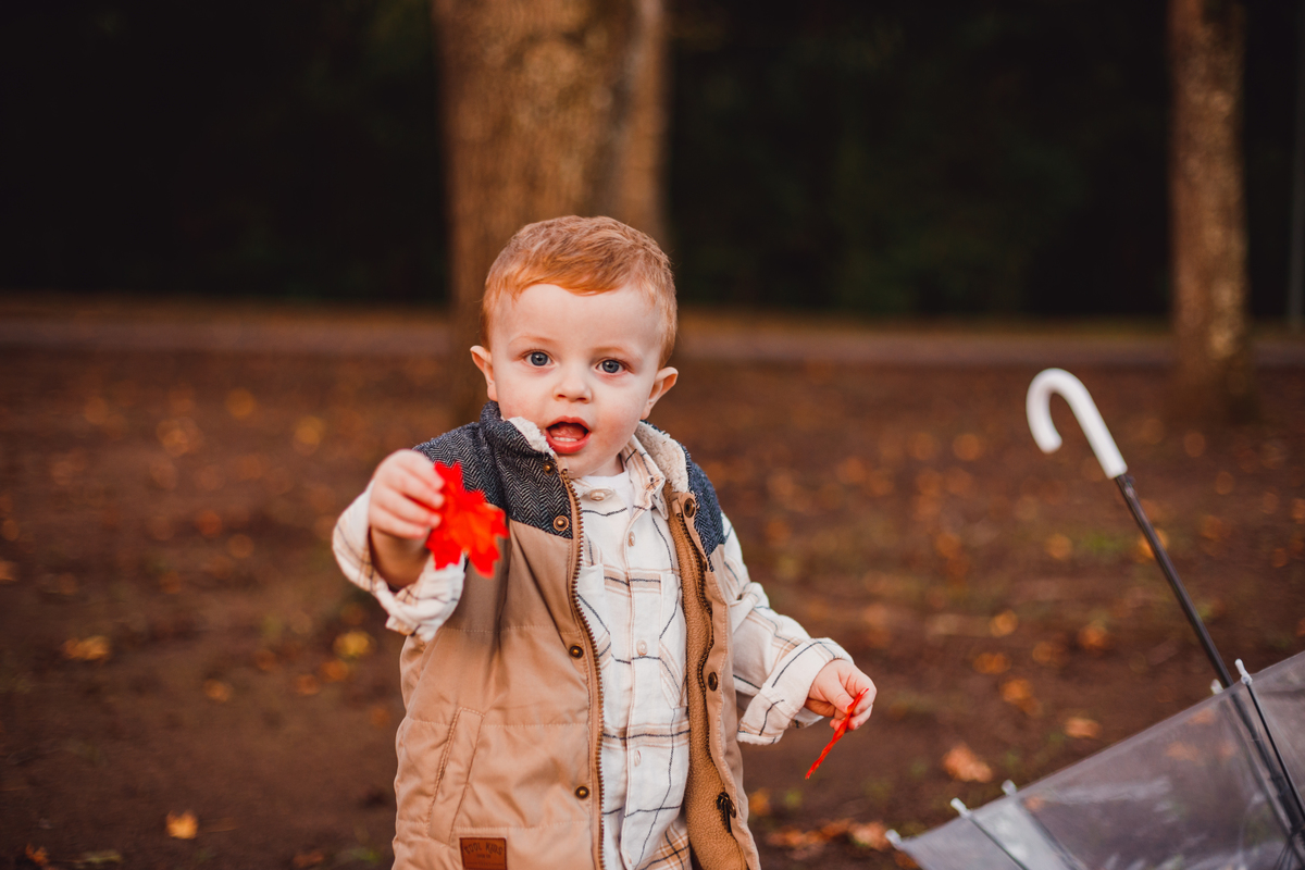 Fotografa familia Curitiba - Ensaio externo outono bosque tingui