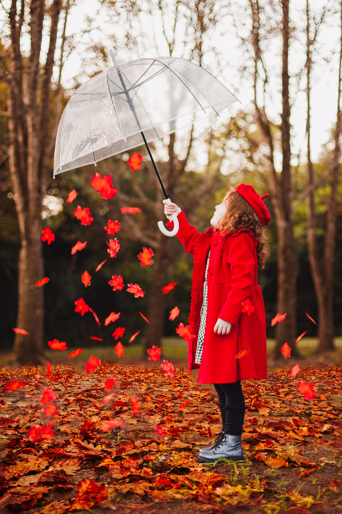 Fotografa familia Curitiba - Ensaio externo outono bosque tingui