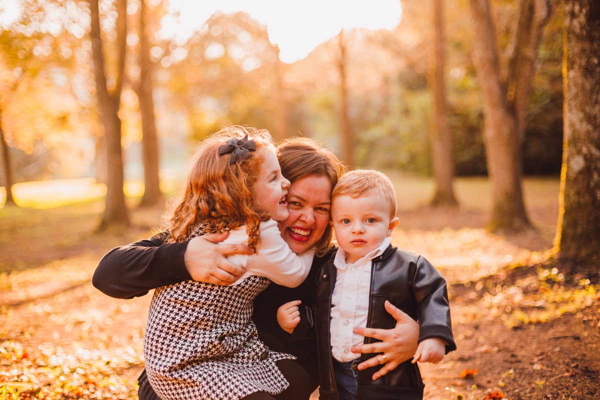 Fotografa familia Curitiba - Ensaio externo outono bosque tingui