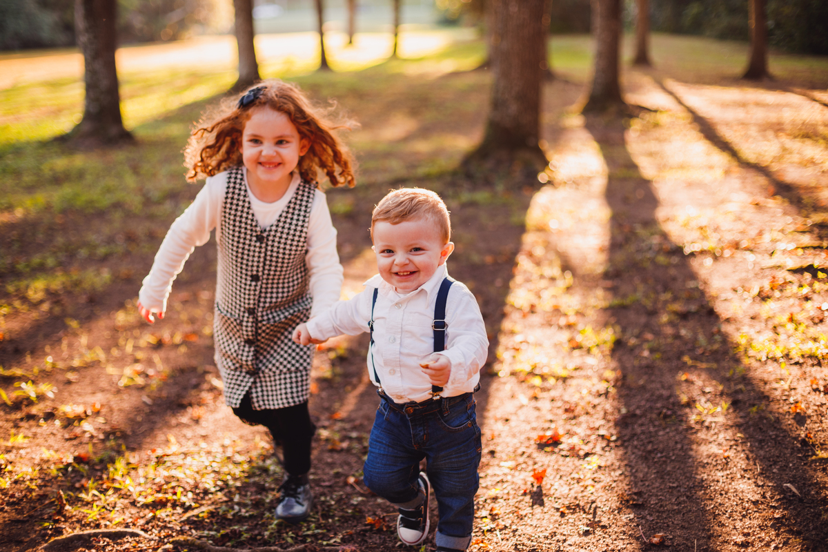 Fotografa familia Curitiba - Ensaio externo outono bosque tingui
