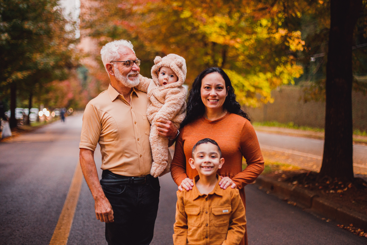 Fotografa familia Curitiba - Ensaio de outono externo canaleta