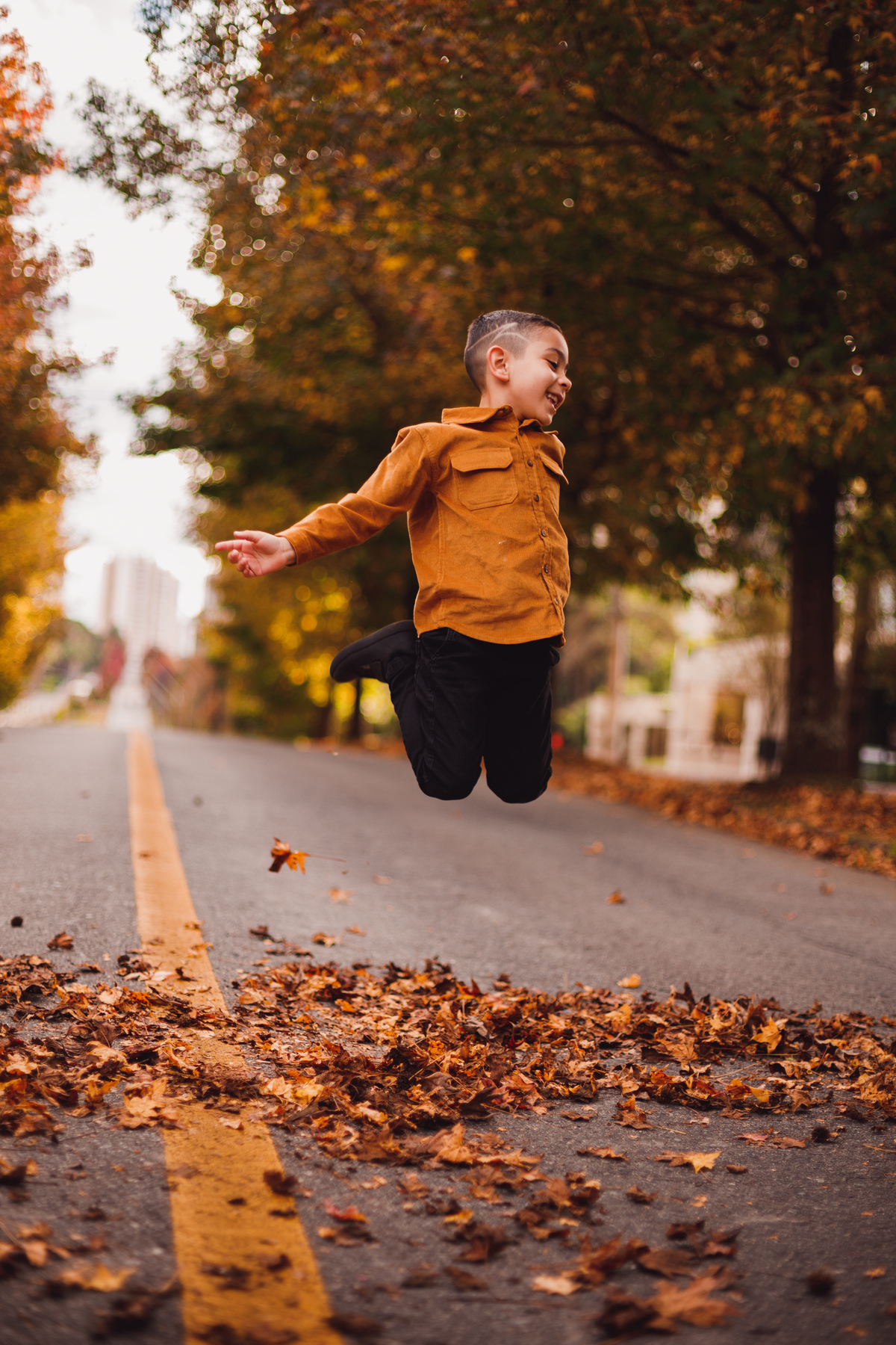 Fotografa familia Curitiba - Ensaio de outono externo canaleta