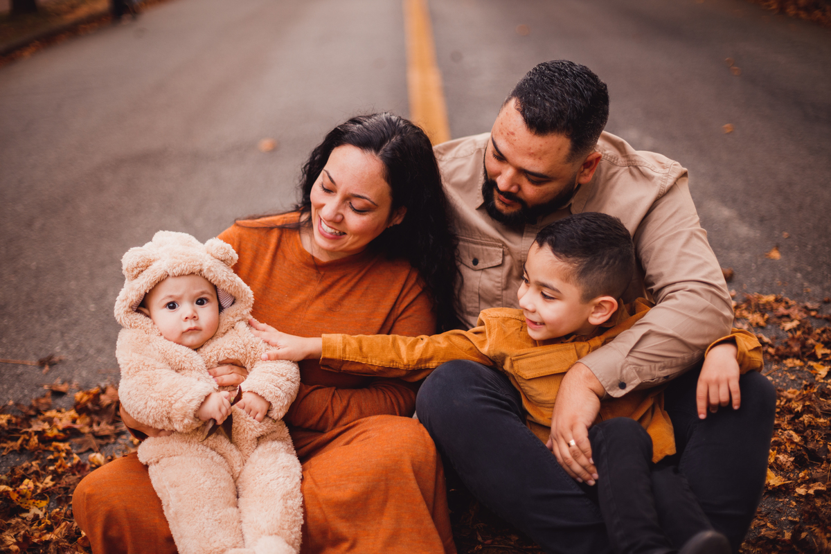 Fotografa familia Curitiba - Ensaio de outono externo canaleta