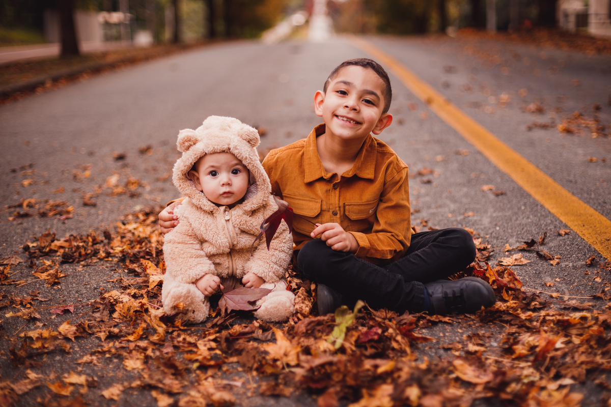 Fotografa familia Curitiba - Ensaio de outono externo canaleta