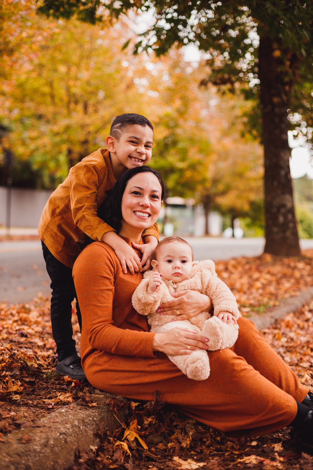 Fotografa familia Curitiba - Ensaio de outono externo canaleta
