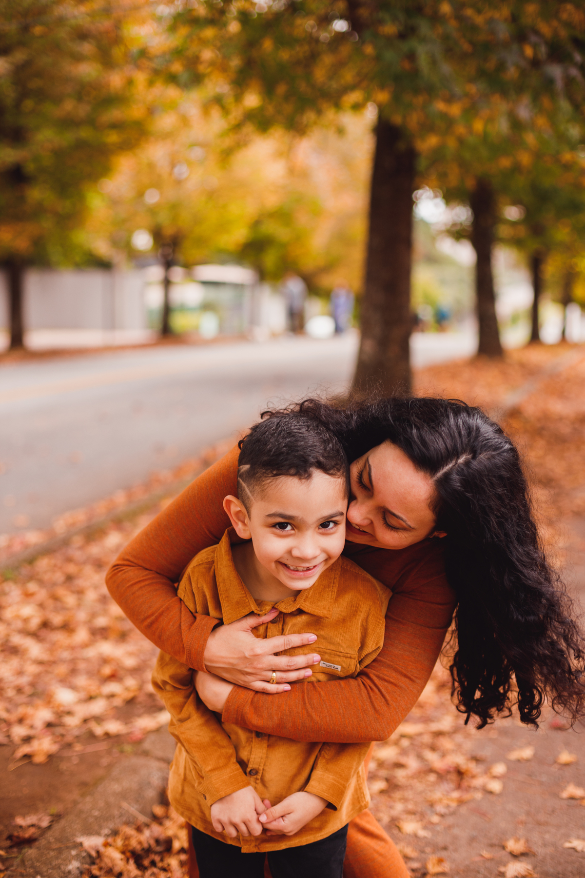 Fotografa familia Curitiba - Ensaio de outono externo canaleta