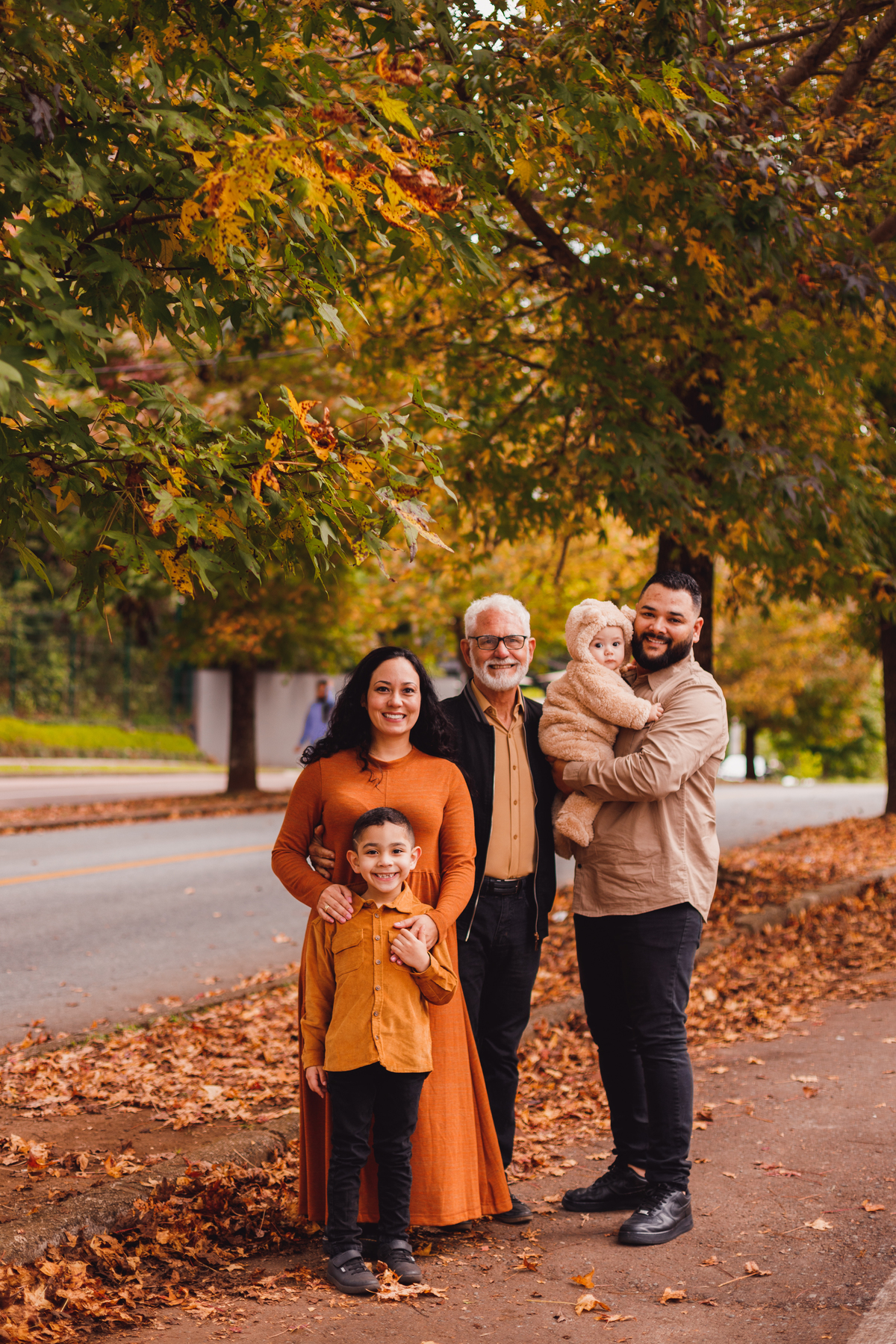 Fotografa familia Curitiba - Ensaio de outono externo canaleta