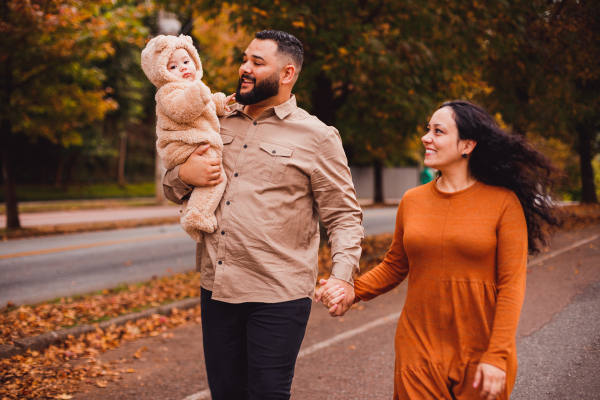 Fotografa familia Curitiba - Ensaio de outono externo canaleta