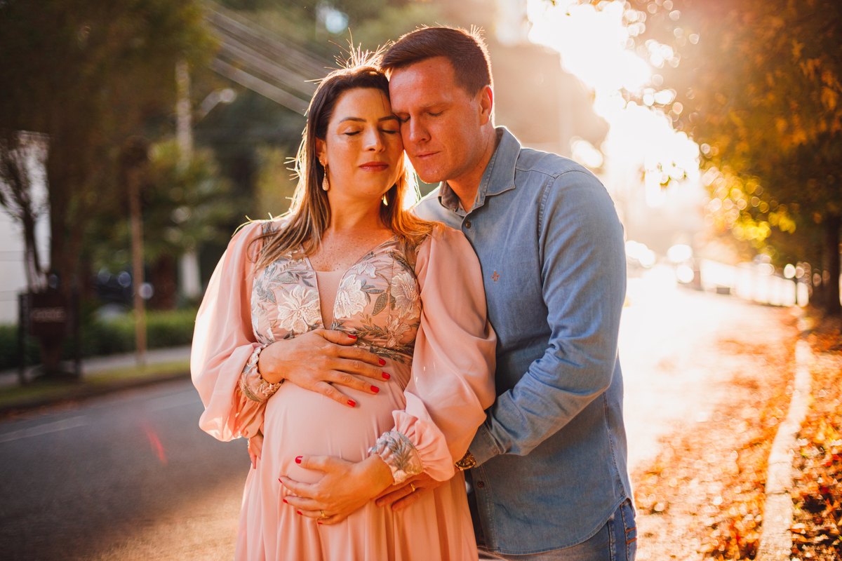 Fotografa familia Curitiba - Ensaio externo canaleta gestante