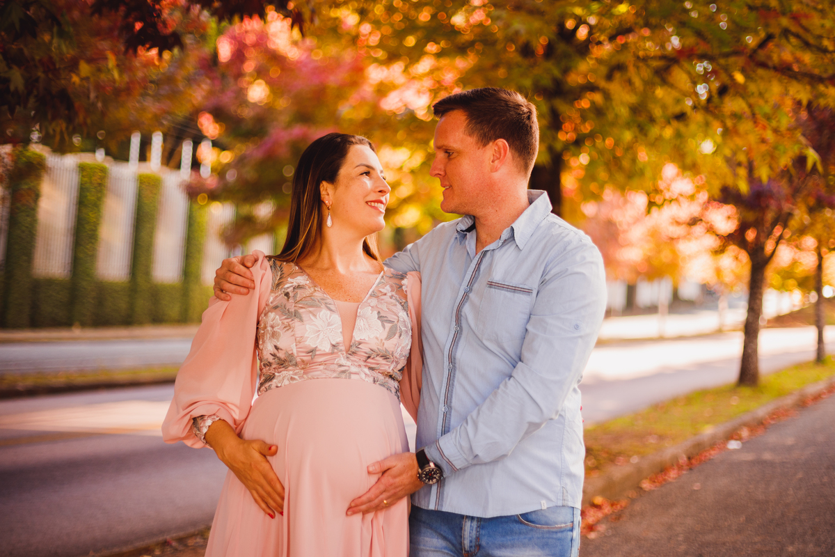 Fotografa familia Curitiba - Ensaio externo canaleta gestante