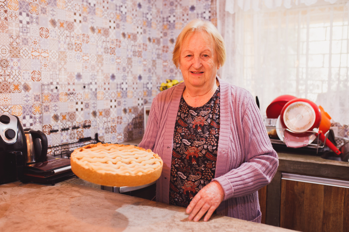 Fotografa familia Curitiba - Dia das mães em casa na cozinha