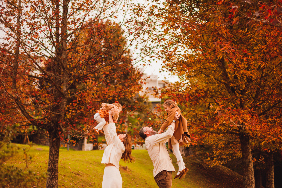 Fotografa familia Curitiba - Outono bosque tingui