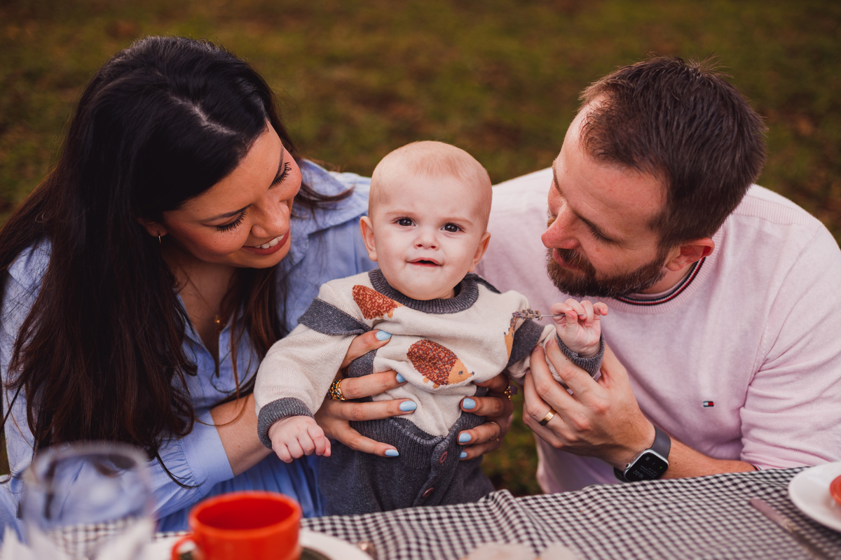 Fotografa familia Curitiba - Ensaio externo Lavandario vila lavanda 6 meses