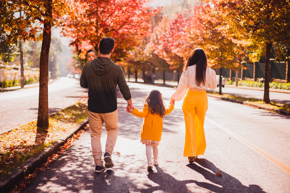 Fotografa familia Curitiba - ensaio externo caneleta campo comprido