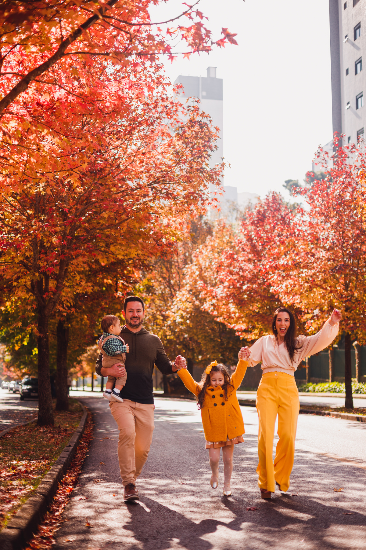 Fotografa familia Curitiba - ensaio externo caneleta campo comprido