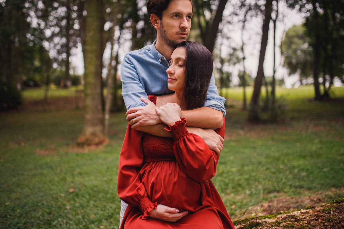 Fotografa Familia Curitiba - Gestante externo casal