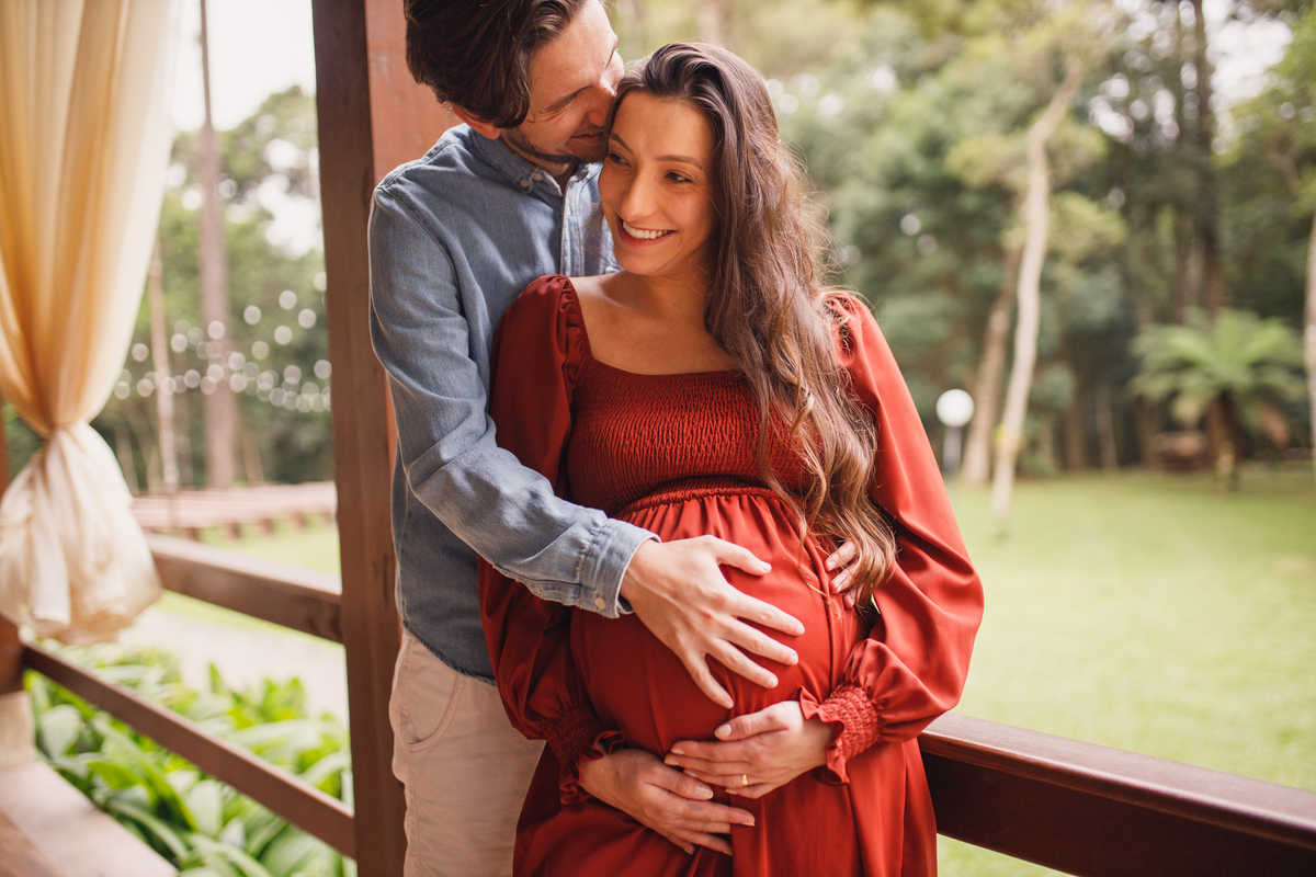 Fotografa Familia Curitiba - Gestante externo casal