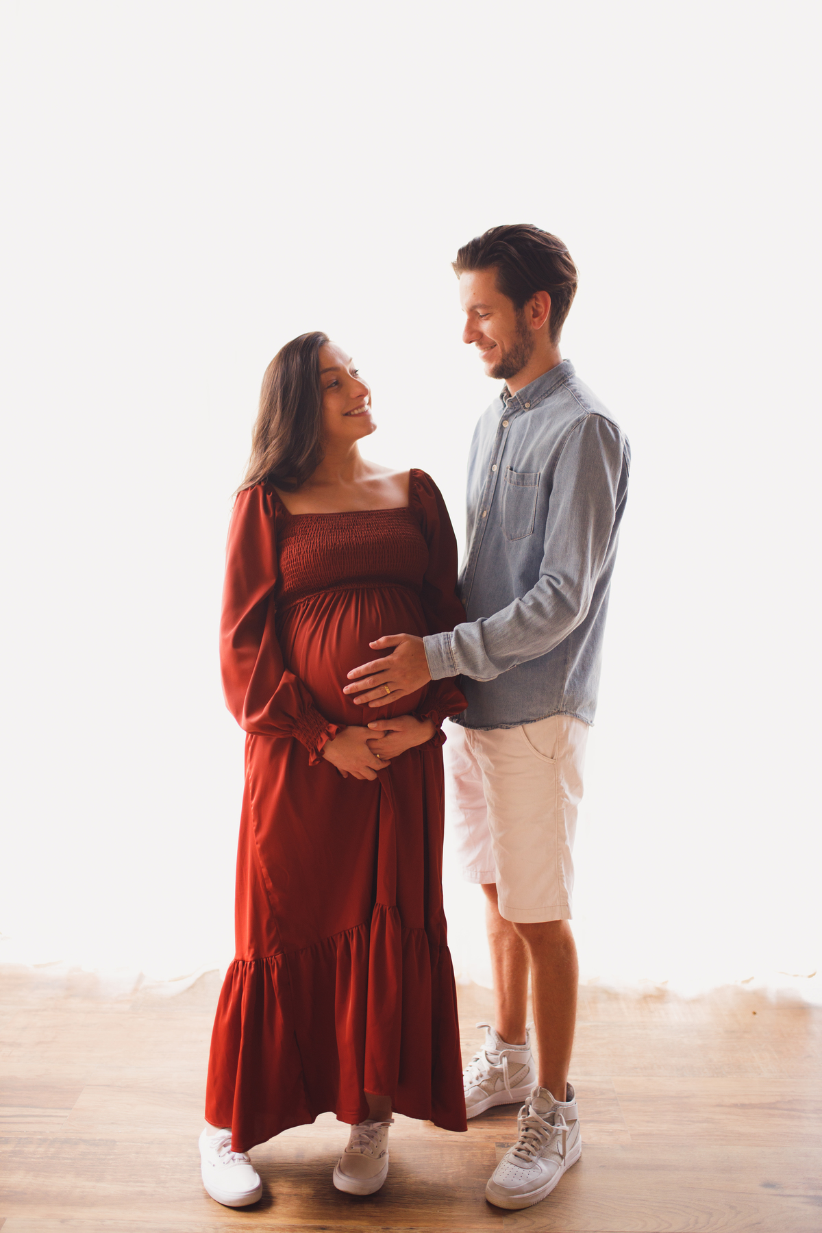 Fotografa Familia Curitiba - Gestante externo casal