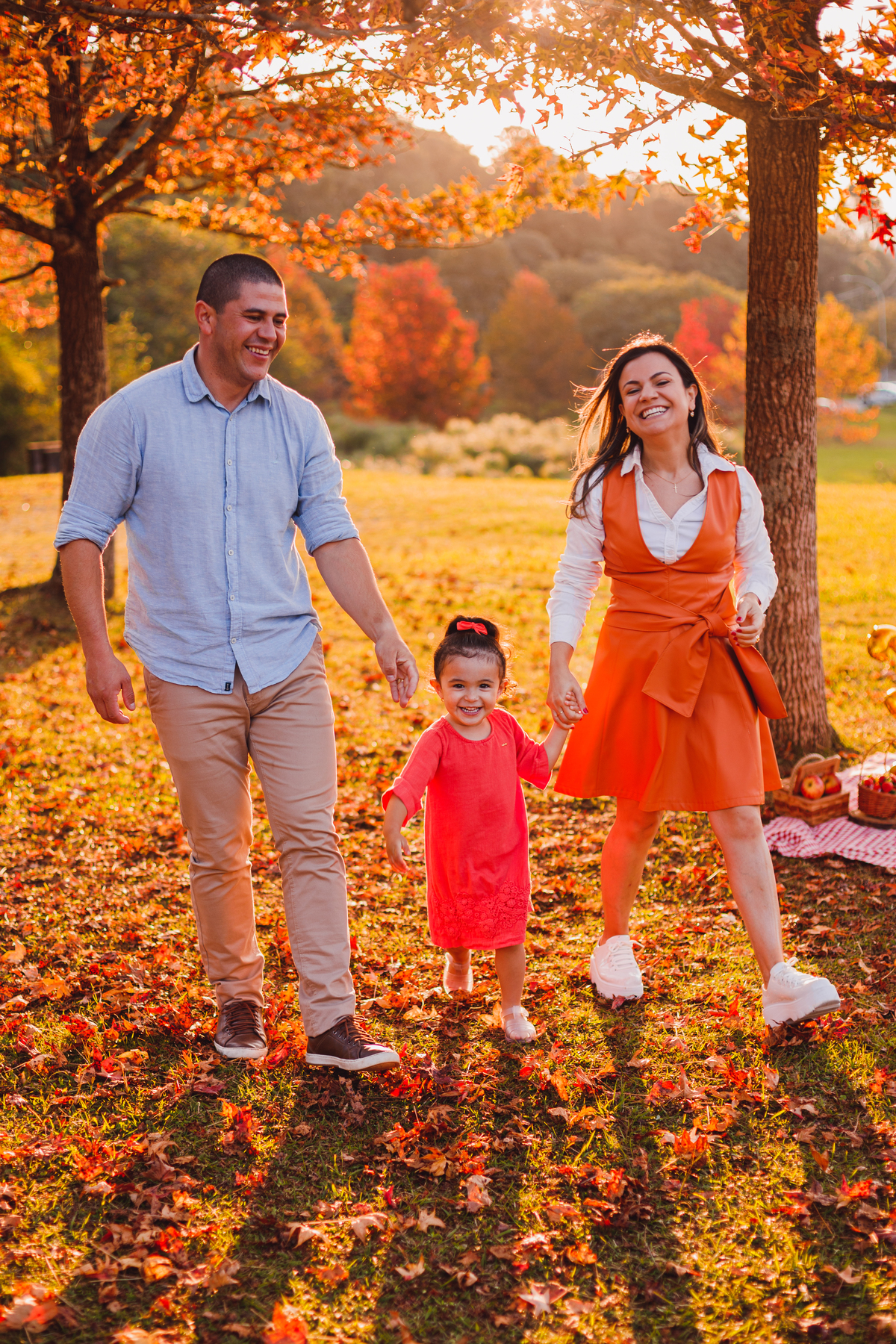 Fotografa familia Curitiba - ensaio outono familia 