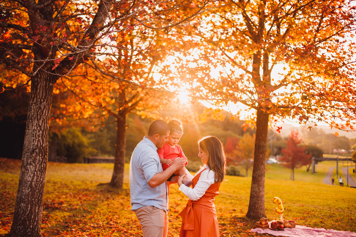 Fotografa familia Curitiba - ensaio outono familia 