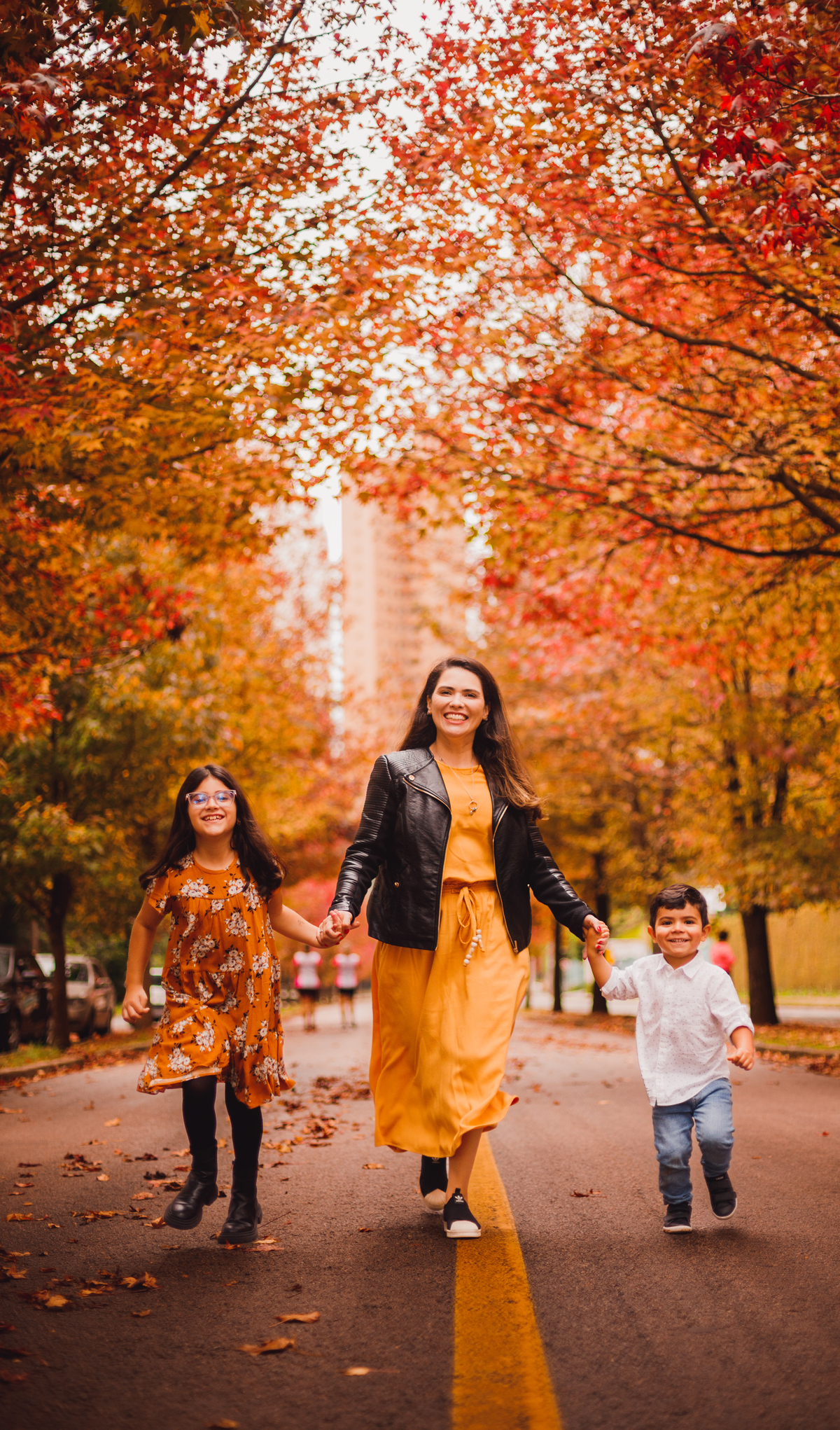 Fotografa familia Curitiba - ensaio externo de outono