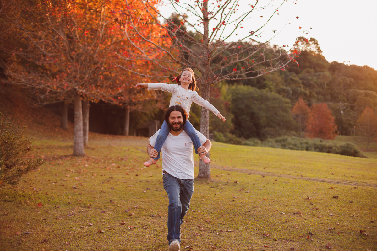 Fotografa familia Curitiba - Ensaio de outono externo
