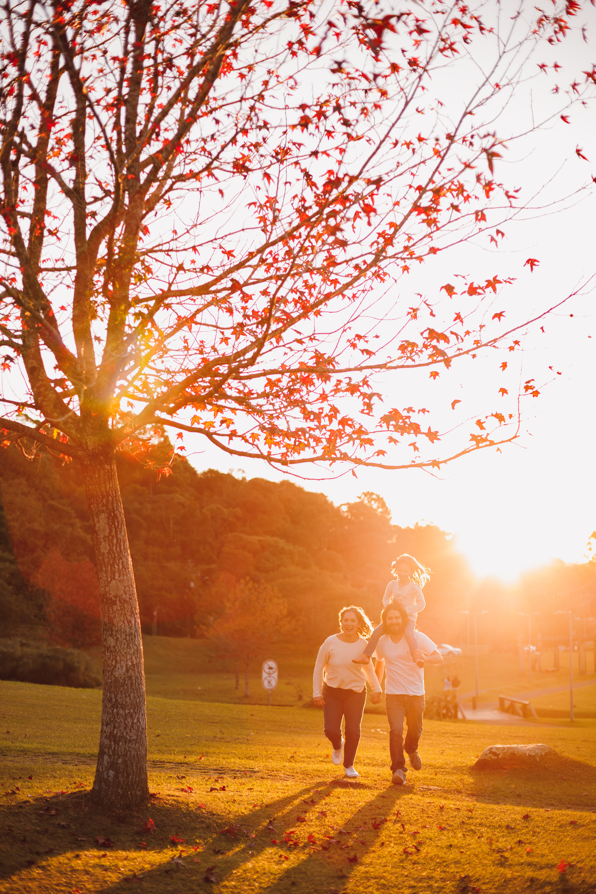 Fotografa familia Curitiba - Ensaio de outono externo