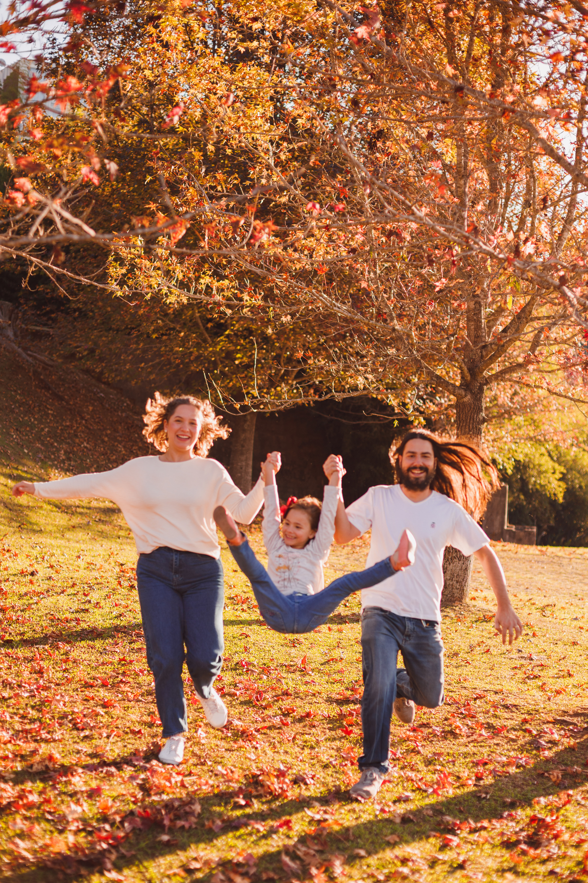 Fotografa familia Curitiba - Ensaio de outono externo