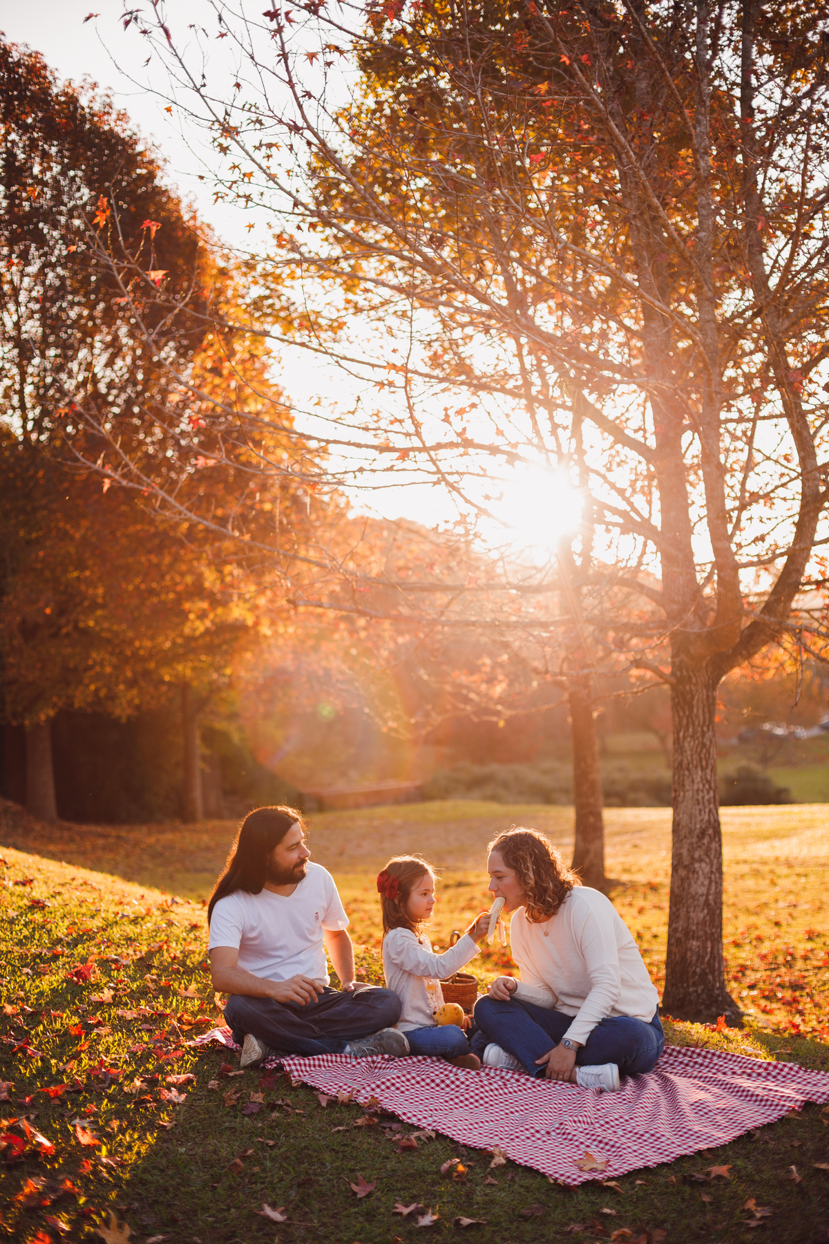 Fotografa familia Curitiba - Ensaio de outono externo