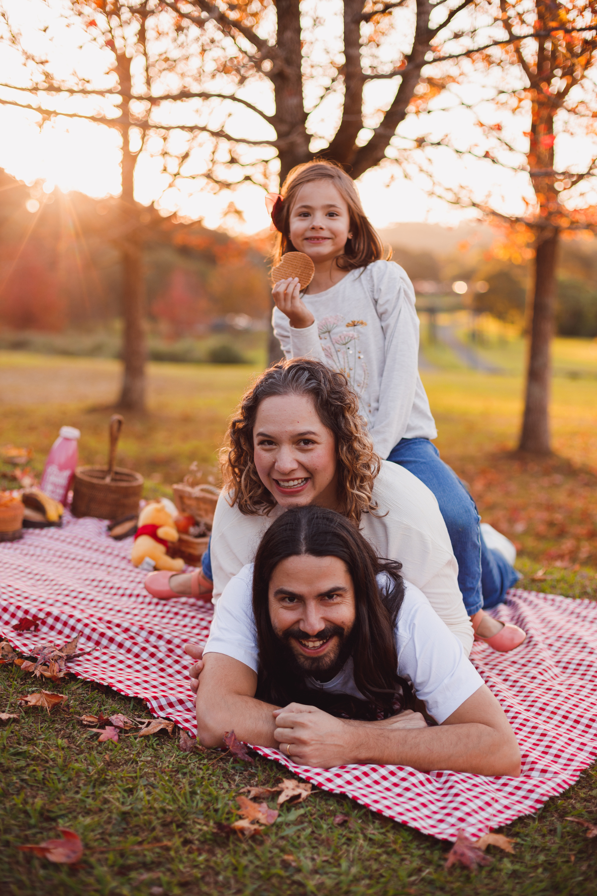 Fotografa familia Curitiba - Ensaio de outono externo
