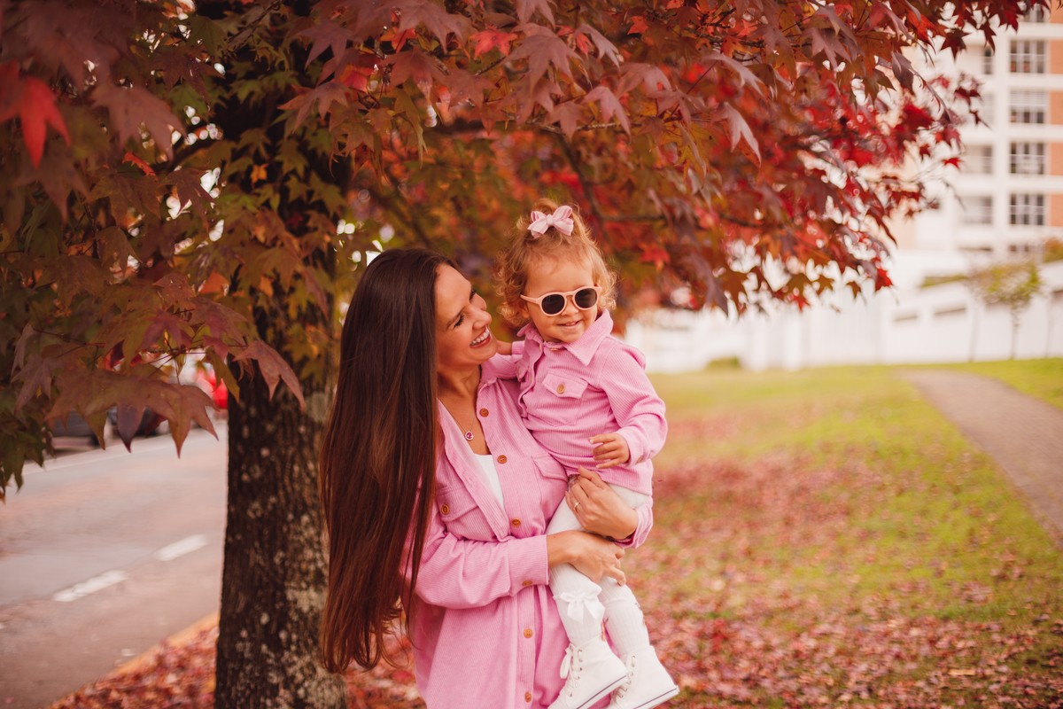 Fotografa familia Curitiba - Ensaio de outono externo bebes