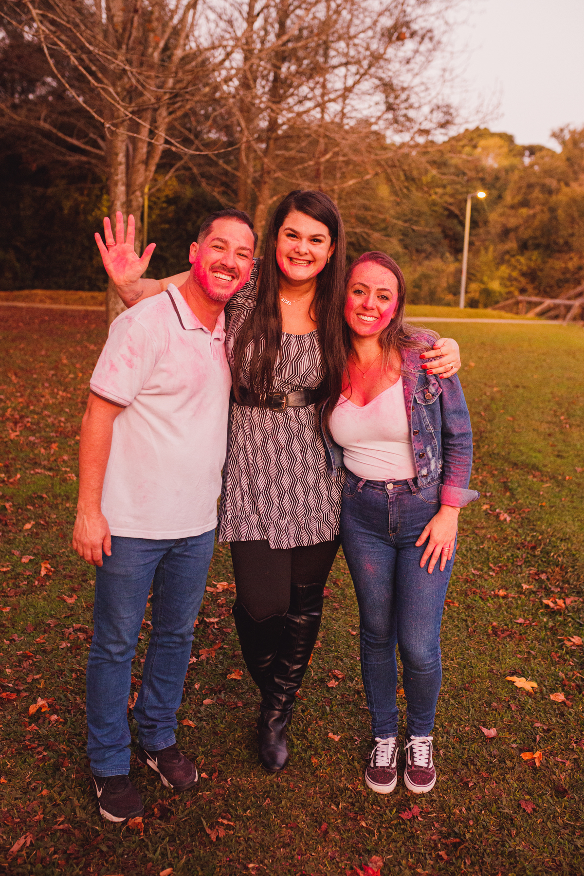 Fotografa familia curitiba - ensaio externo revelação menina