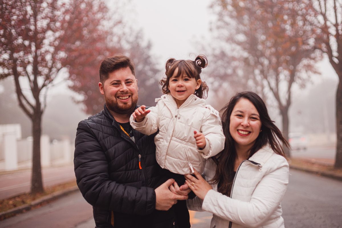 Fotografa familia Curitiba - Ensaio externo de outono em familia